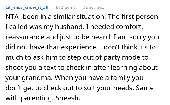 Man Thinks He Shouldn&rsquo;t Have To Disrupt His Plans To &ldquo;Cater To His Wife&rdquo; After Family Emergency Leaves Her Anxious And Alone