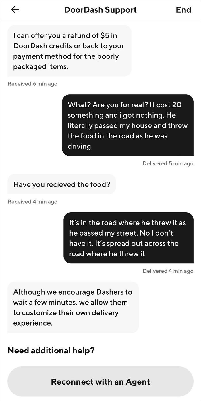 Doordash Support Is Insane
