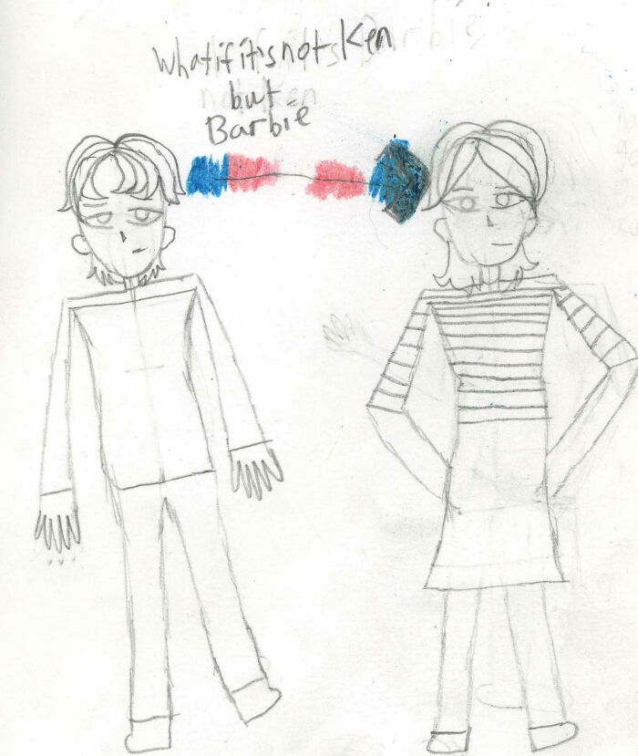 There's A Song Called Barbie And Ken, And It's About Love. One Of The Lyrics To Ken & Barbie: "What If It's Not Ken, But Barbie. They Don't Have To Say Sorry."