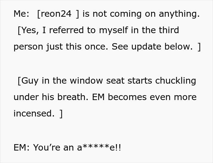 Guy Deals With Entitled Parent Using Movies Quotes When She Won't Stop Pestering Him About Switching Seats