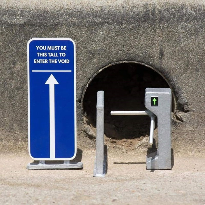 you must be this tall to enter the void meme