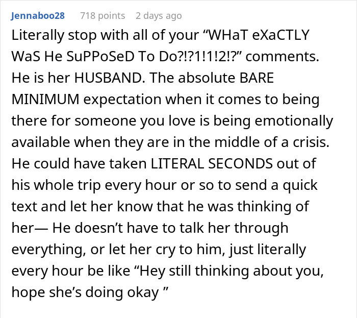 Man Thinks He Shouldn&rsquo;t Have To Disrupt His Plans To &ldquo;Cater To His Wife&rdquo; After Family Emergency Leaves Her Anxious And Alone
