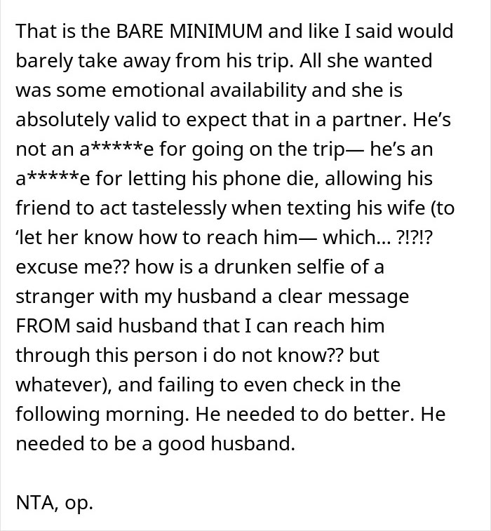 Man Thinks He Shouldn&rsquo;t Have To Disrupt His Plans To &ldquo;Cater To His Wife&rdquo; After Family Emergency Leaves Her Anxious And Alone