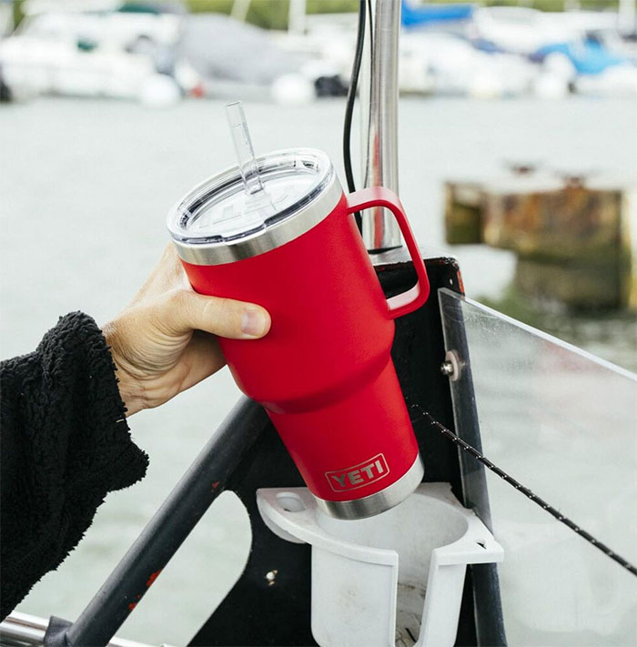 YETI Rambler Stainless Steel Straw Mug