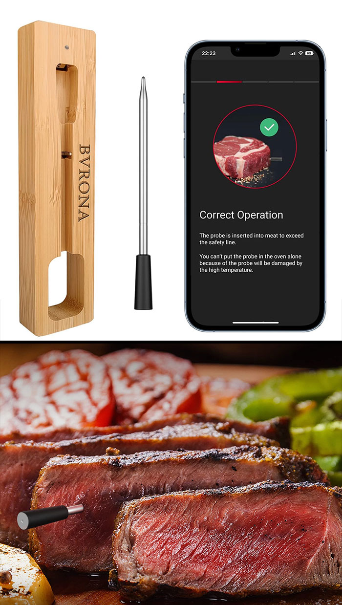 BVRONA Bluetooth Meat Thermometer