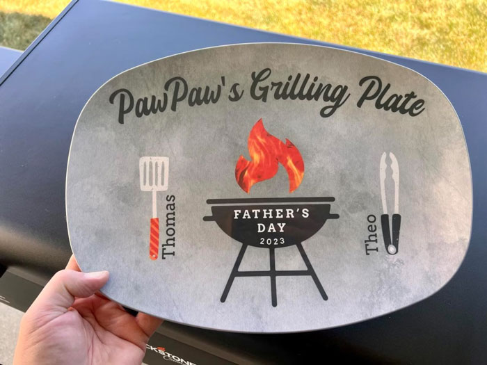 Personalized Grilling Plate