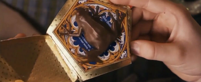 Frog made of chocolate