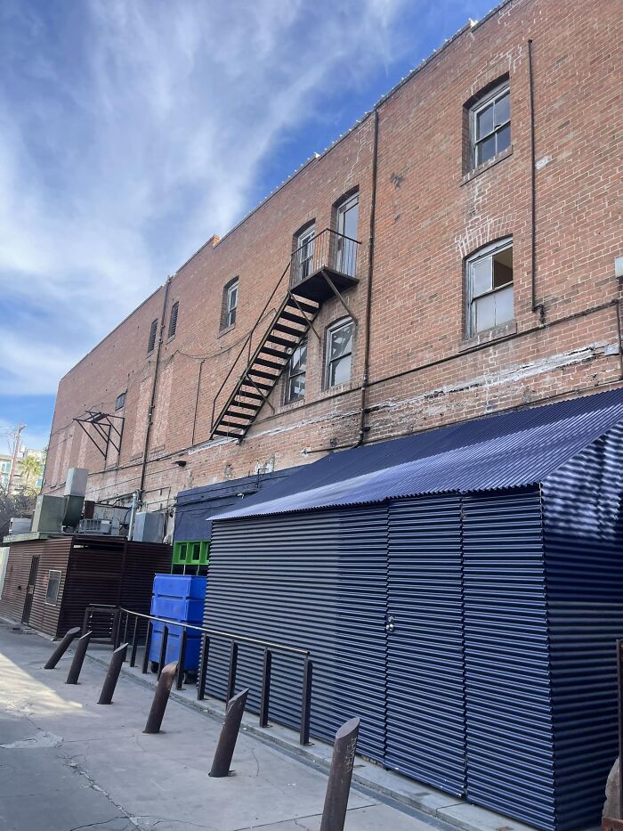 And If You Miss The Trash Bins, You Possibly Get Impaled By Those Parking Pole Things