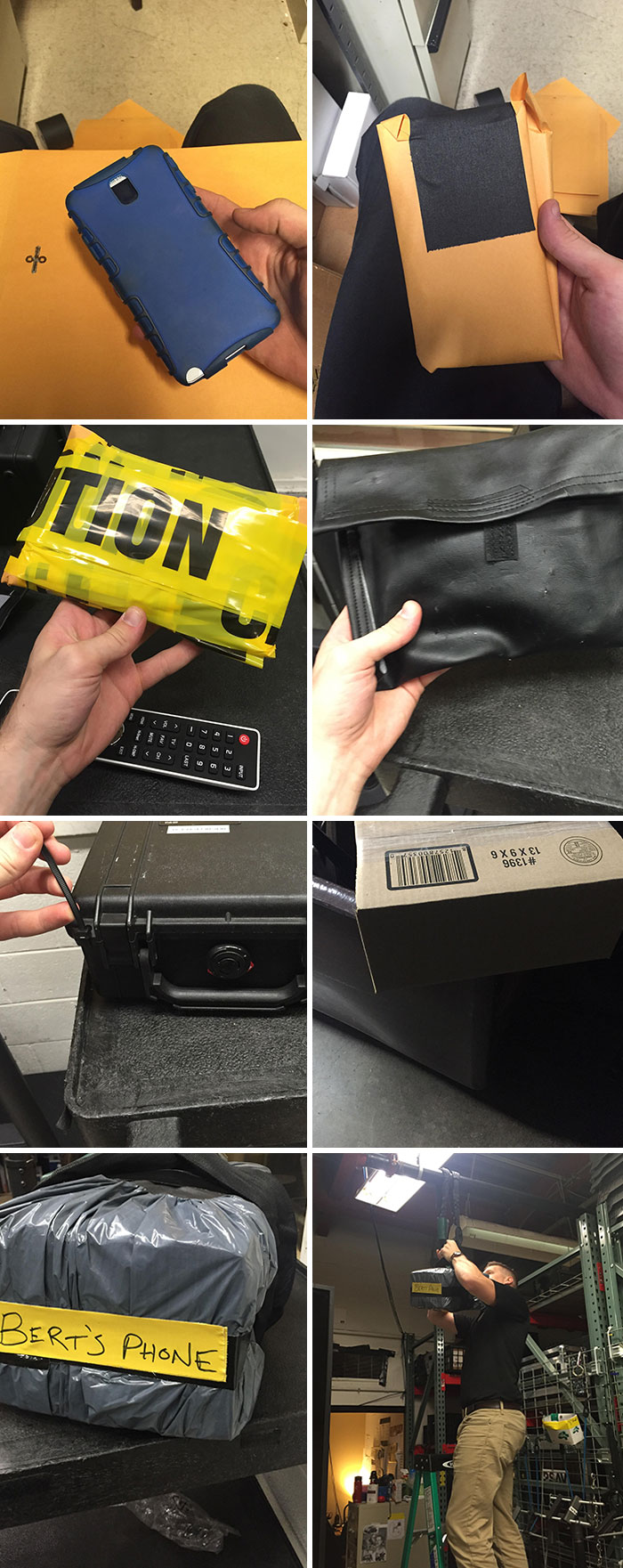 Mi compañero olvidó su teléfono en el trabajo hoy