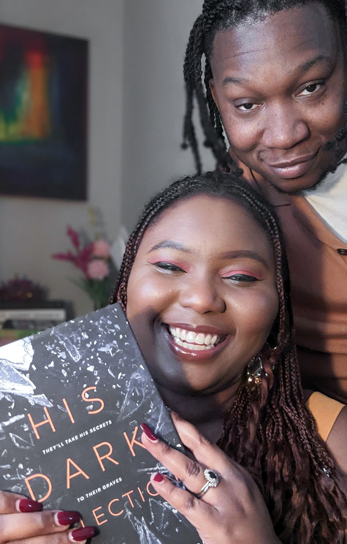 I Was Trying To Take Serious Promo Pictures, But My Husband Did This For Half Of My Photoshoot