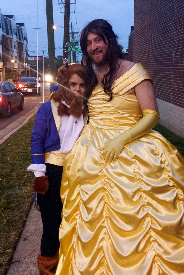 So My Boyfriend And I Were Beauty And The Beast For Halloween