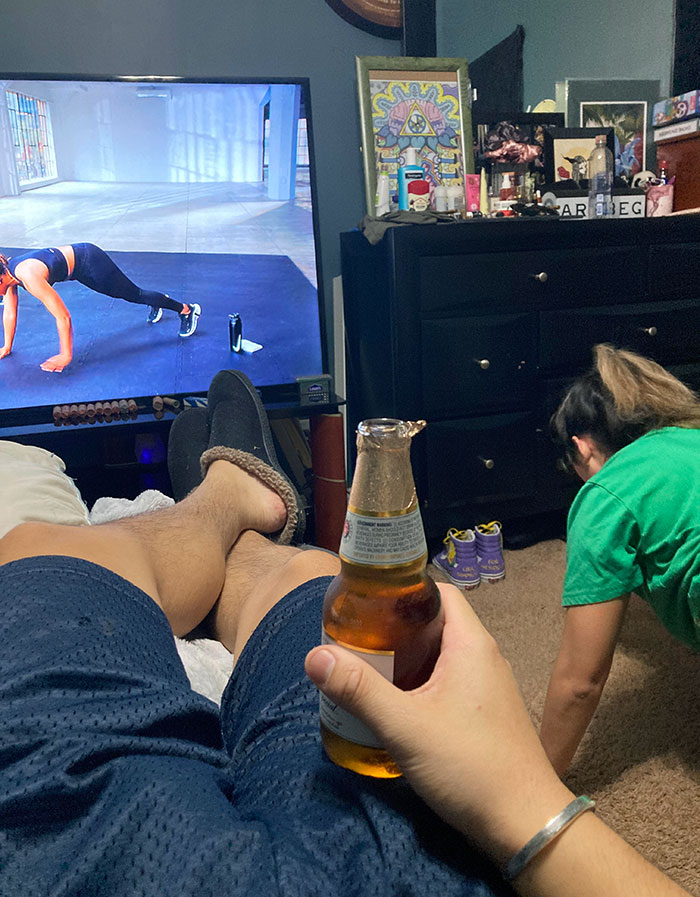 I'm Out Here Supporting My Wife On Her Journey To A Healthier Lifestyle