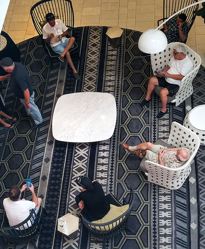 The "My Wife/Girlfriend Made Me Go To The Mall" Support Group Is Underway