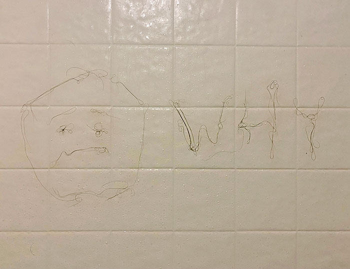 We Are Newlyweds, And Today Was The First Time That I Saw Her Hair In The Shower, So I Had To Do Something With It