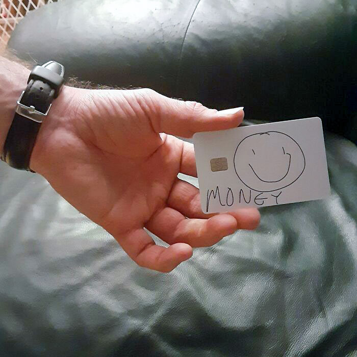 My Husband Was So Excited About His Custom Card