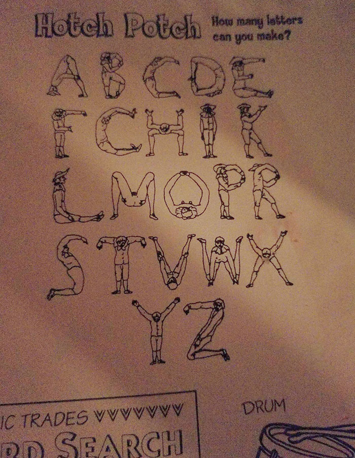 This "M" On A Kids' Menu Activity