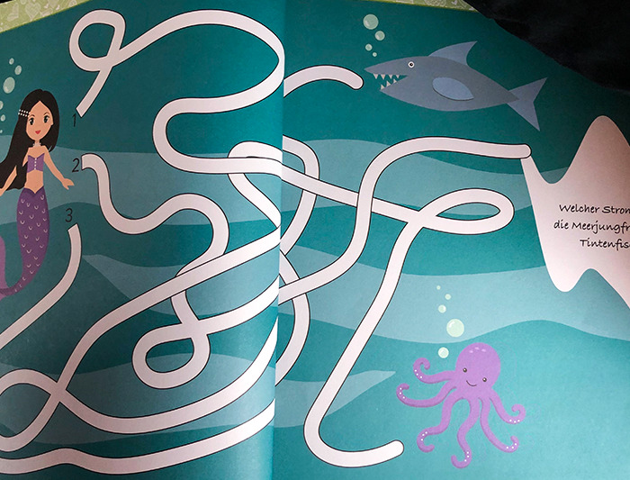 This Labyrinth In My Daughter's Coloring Book