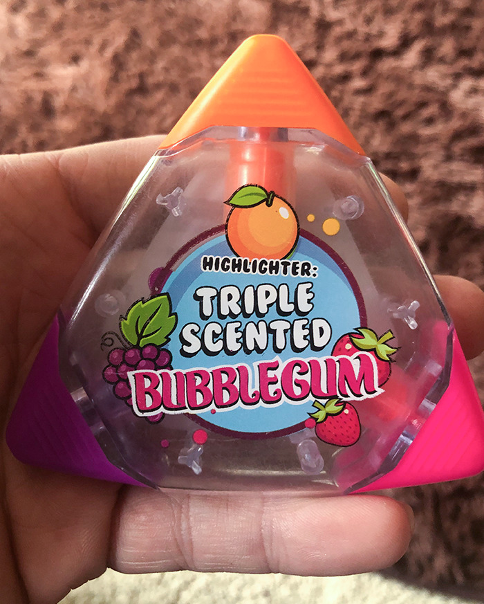 This Highlighter I Caught My Kindergartner Trying To Eat Because He “Bought Bubble Gum At The Book Fair”