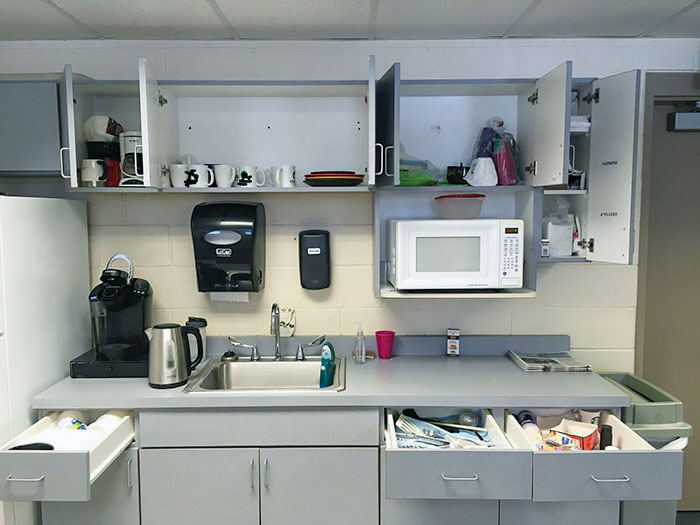 My Passive-Aggressive Co-Worker Saw Me Shut A Slightly Open Drawer On My Way To The Bathroom. I Came Back Out To This