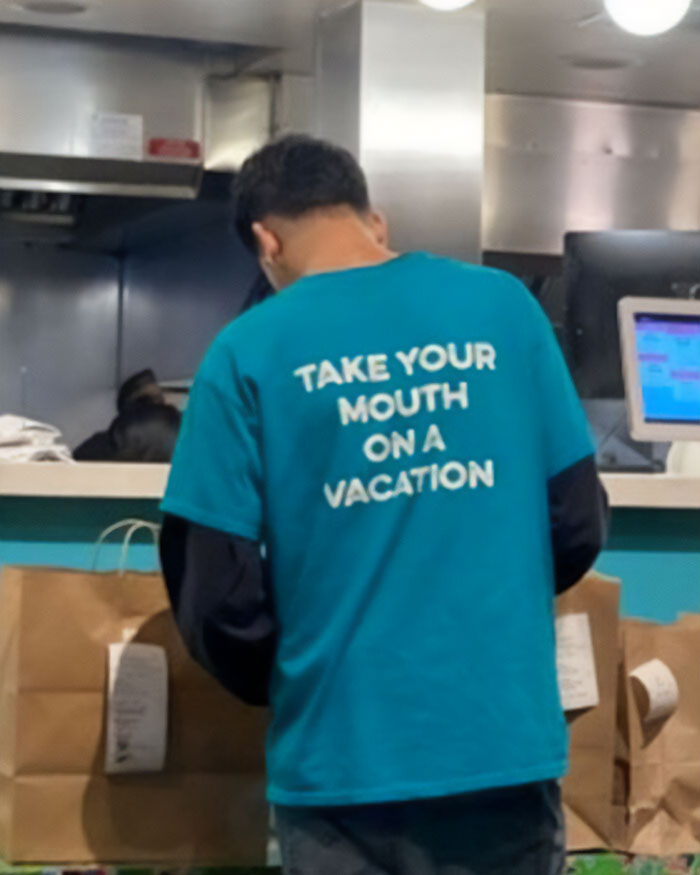 50 Questionable Yet Funny Shirts Spotted In Public, As Shared By The "Good Shirts" Instagram Account (New Pics)