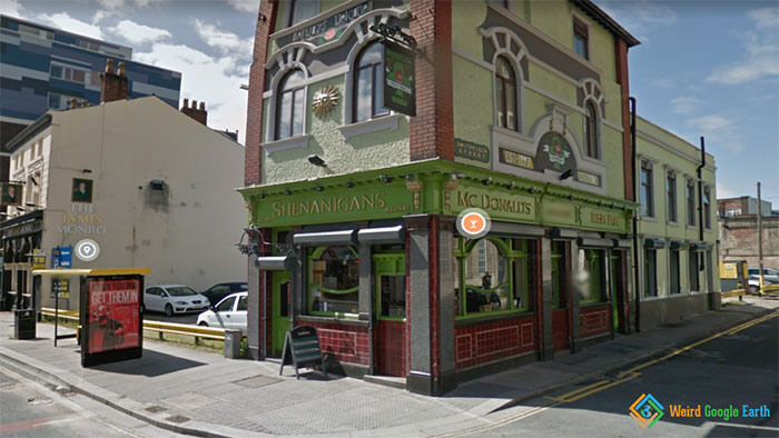 "Shenanigans". Location: Liverpool, England