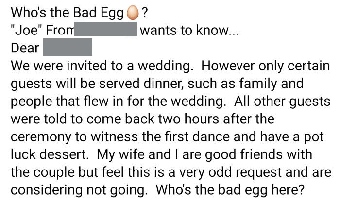 Only Some Of You Can Eat! Posted On Local Radio Page