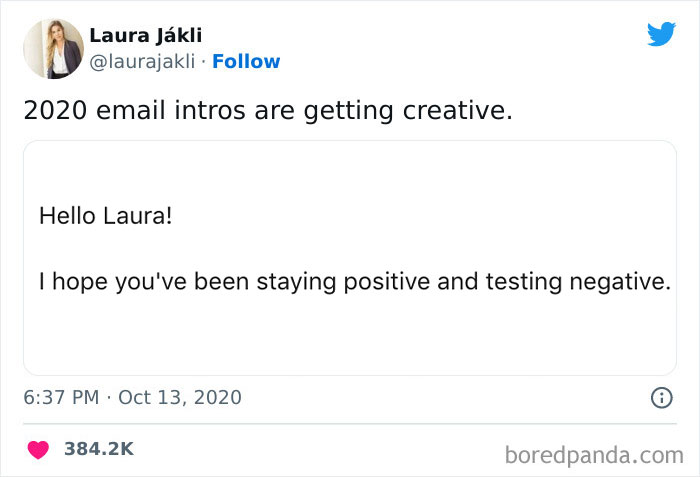 I Like This Way Better Than "I Hope This Email Finds You Well." This Sender Can Read The Room And Knows No One Is Being Found Well These Days