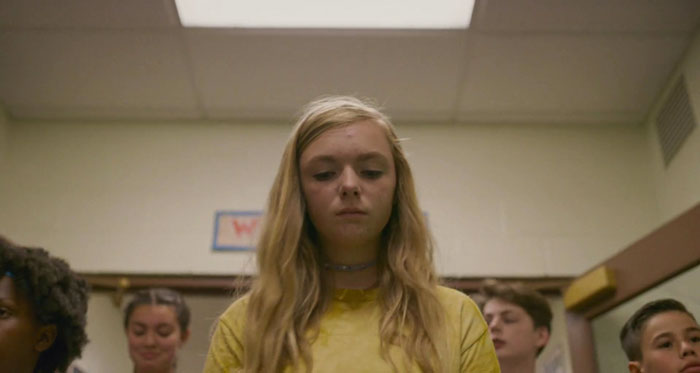 Scene from "Eighth Grade" movie
