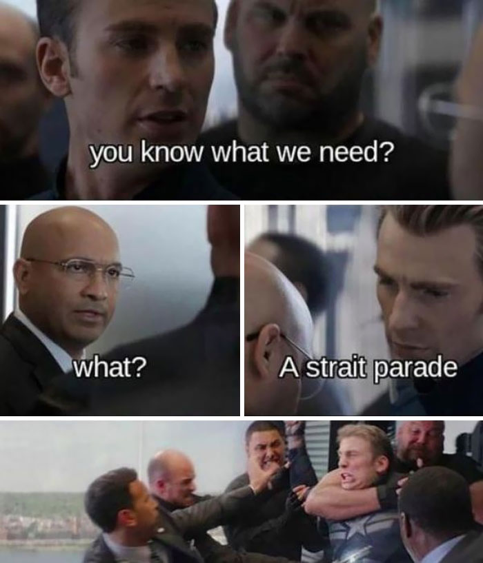 A Strait Parade, We Need!