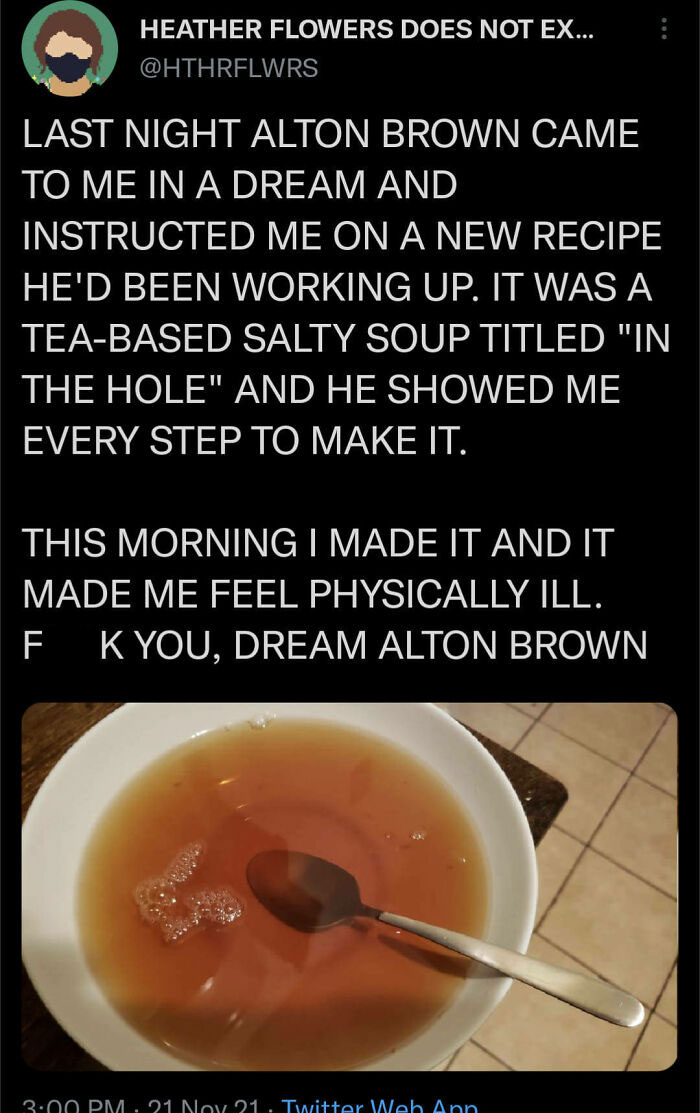 F*ck You, Dream Alton Brown