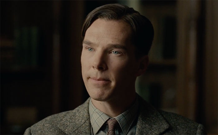 Benedict Cumberbatch in the movie The Imitation Game