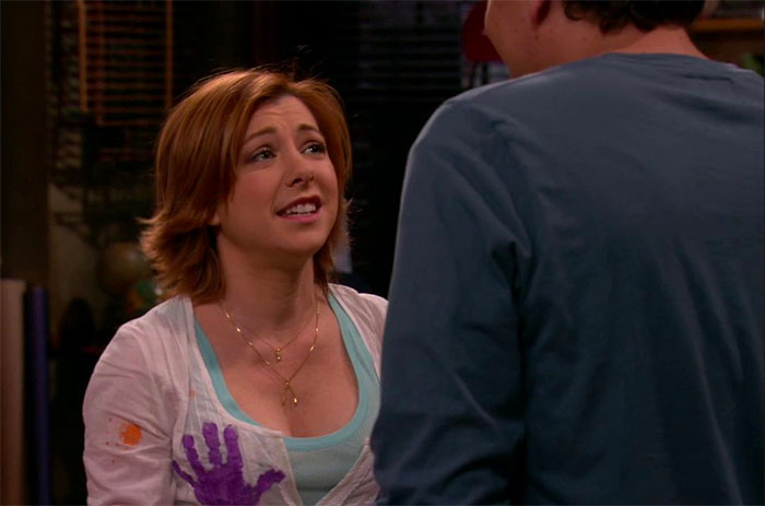Lily Aldrin talking