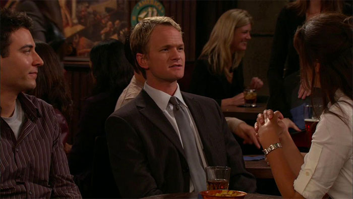 Barney Stinson talking