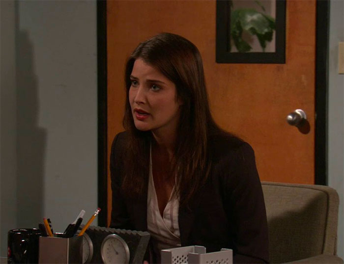 Robin Scherbatsky talking