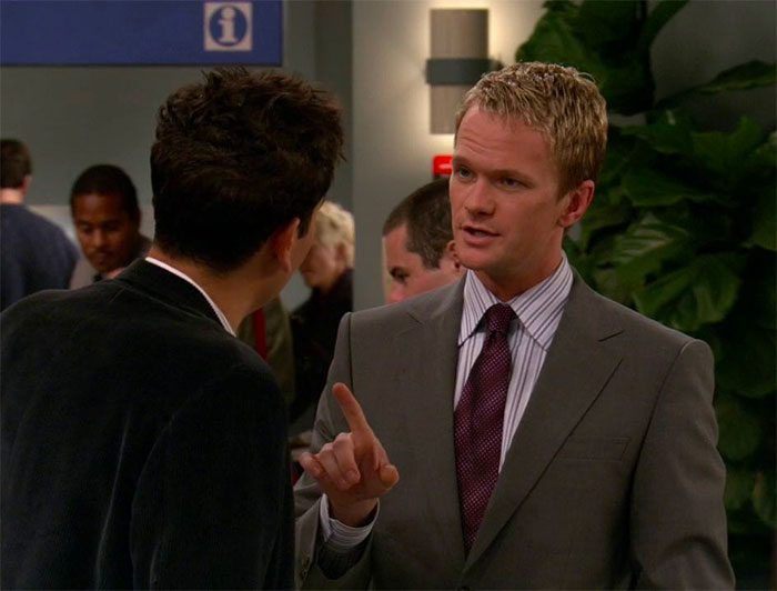 Barney Stinson from How I met your mother
