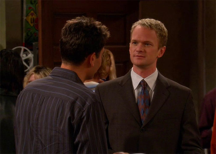 Barney Stinson talking