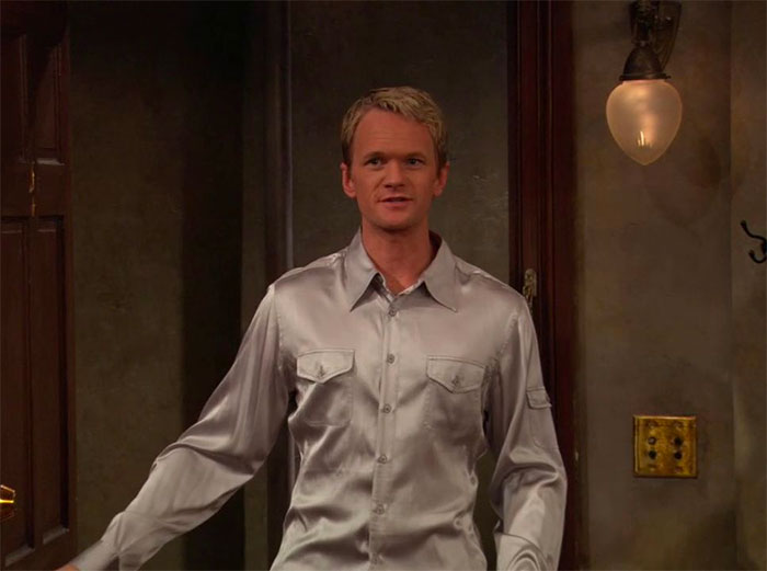 Barney Stinson talking