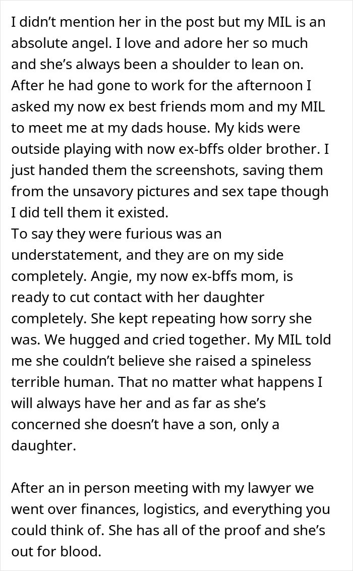 Every Single Family Member Takes This Woman's Side After She Found Out Her Husband Was Cheating With Her Best Friend