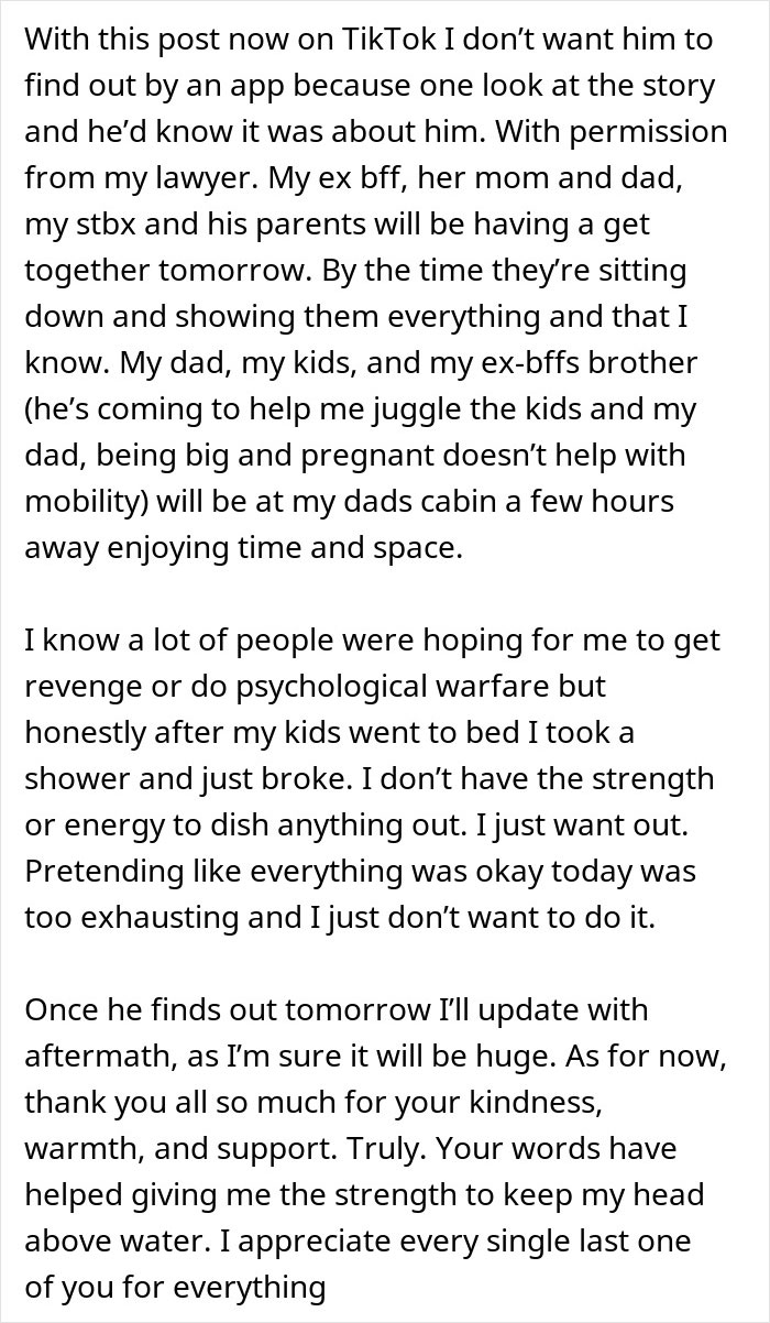 Every Single Family Member Takes This Woman's Side After She Found Out Her Husband Was Cheating With Her Best Friend