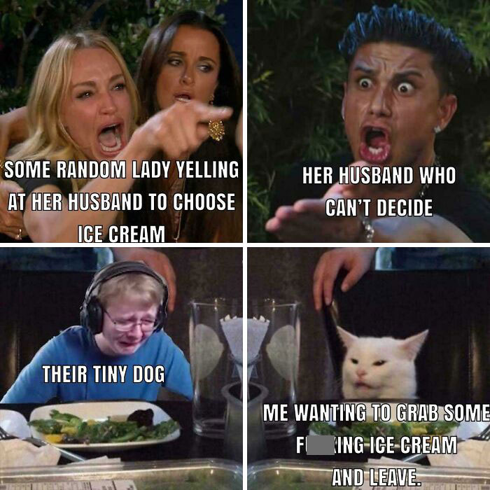 Watching Marital Drama In The Frozen Foods Isle