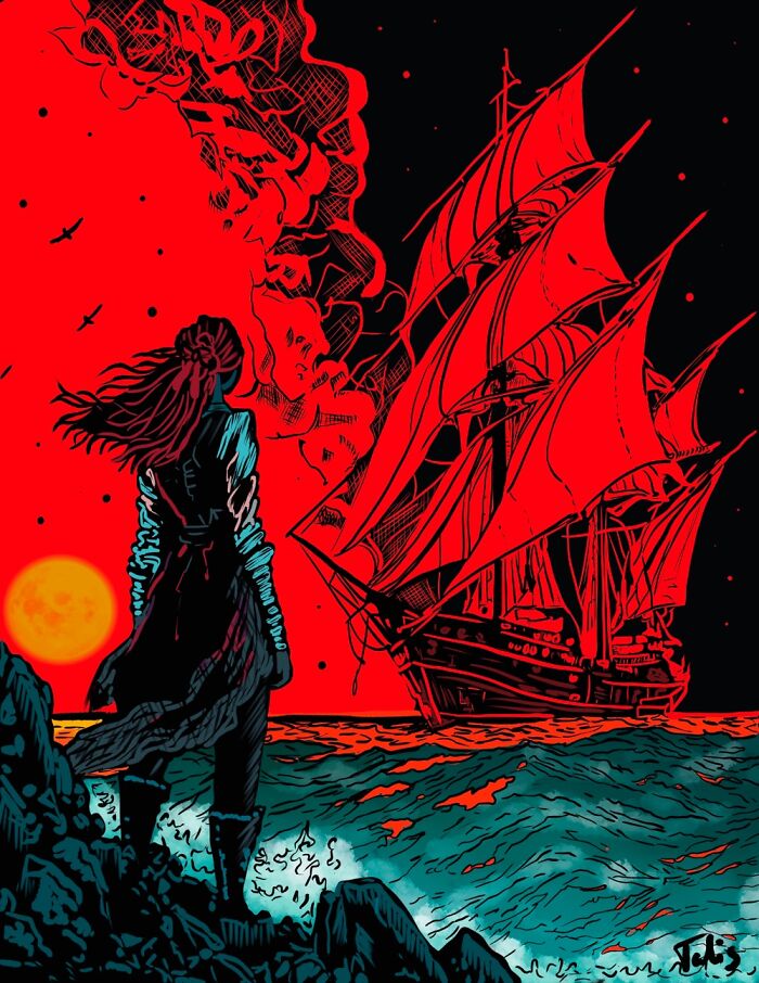 Hi Pandas, Check Out Some Of My Spooky Digital Art!