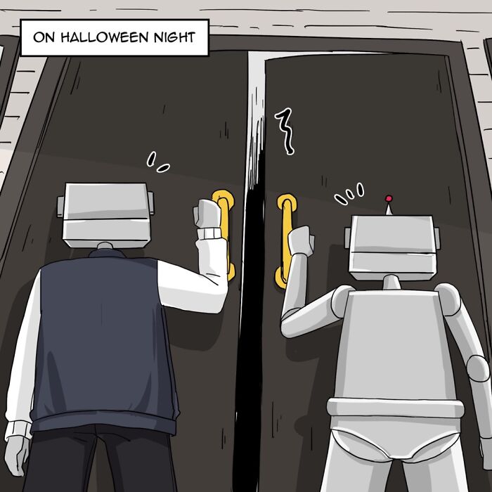 I Made A Webcomic Called "Robot Gang Inc. Haunted Mansion" I Made A Webcomic Called "Robot Gang Inc. Haunted Mansion"