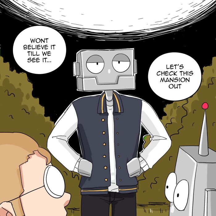 I Made A Webcomic Called "Robot Gang Inc. Haunted Mansion" I Made A Webcomic Called "Robot Gang Inc. Haunted Mansion"