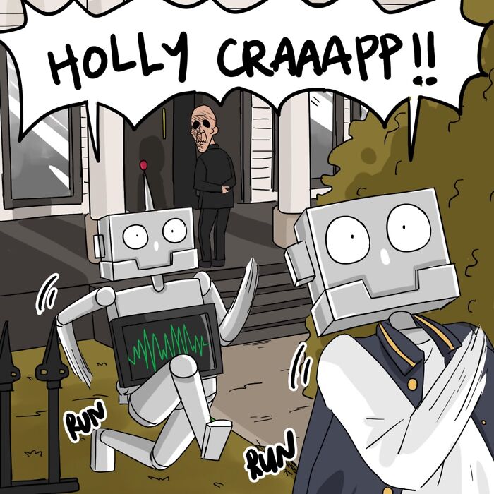 I Made A Webcomic Called "Robot Gang Inc. Haunted Mansion" I Made A Webcomic Called "Robot Gang Inc. Haunted Mansion"