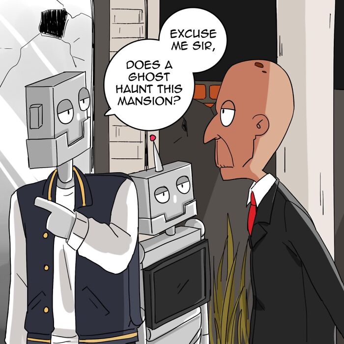 I Made A Webcomic Called "Robot Gang Inc. Haunted Mansion" I Made A Webcomic Called "Robot Gang Inc. Haunted Mansion"