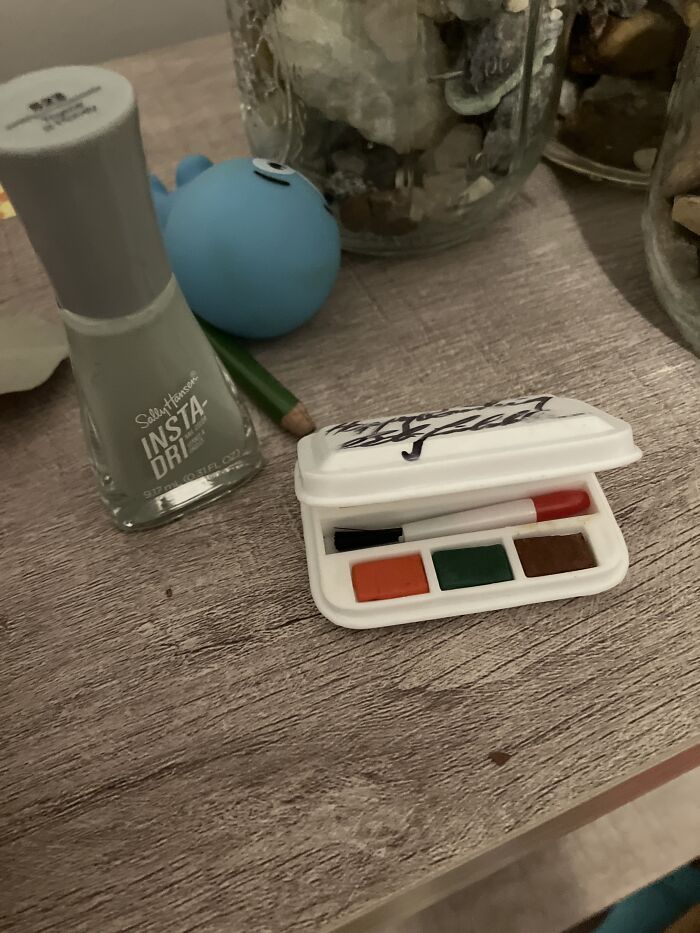 Tiny Pant Set Signed And Given To Me By Awesome Painter Bob Timberlake 