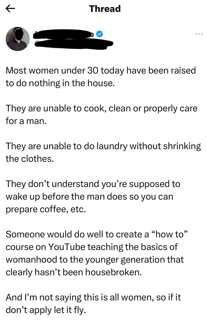 Women Aren’t Your Pets Or Your Servants