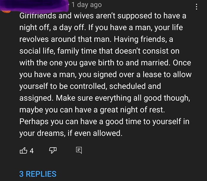 So We’re Not Allowed To Have A Life