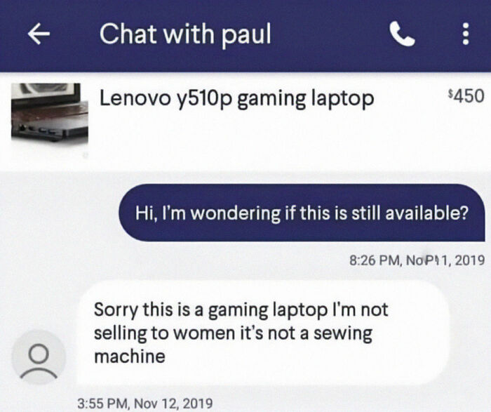 Apparently, Women Don't Use Computers