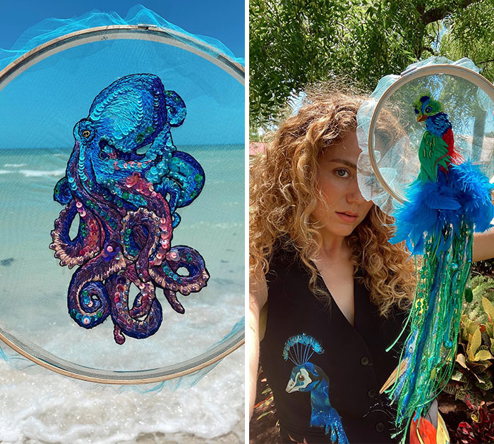 I Use Various Art Mediums To Create Embroidery, Clothing And Accessories Based On My Heritage And Life In Mexico (25 Pics)